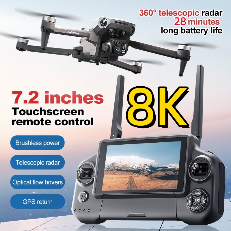 Drone Gimbal Brushless - Drone RC Quadcopter 8K 3 Axis