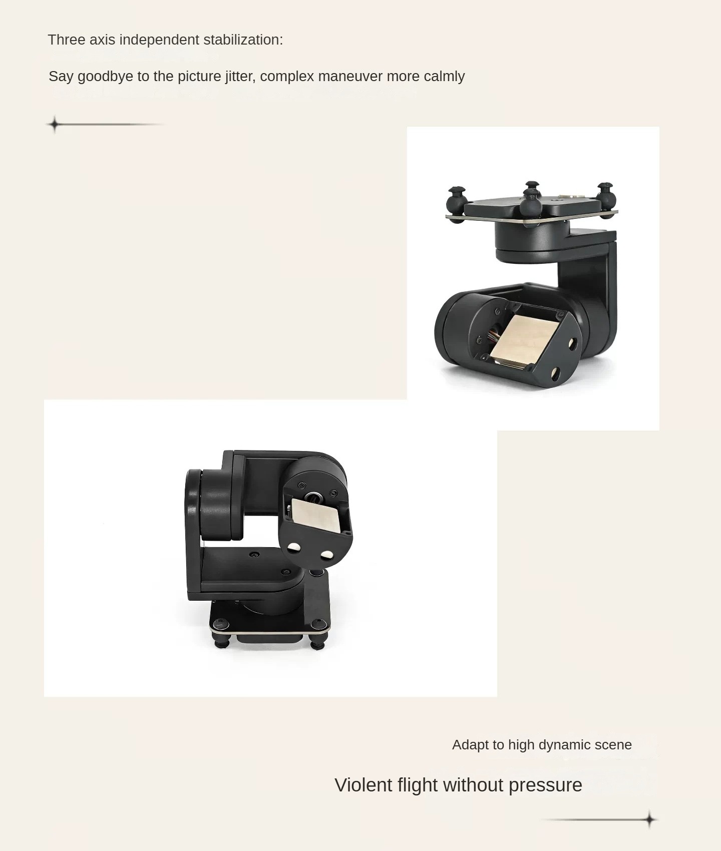 Drone Gimbal 3 Axis - Drone Balap FPV NCZOBOE dengan Gimbal