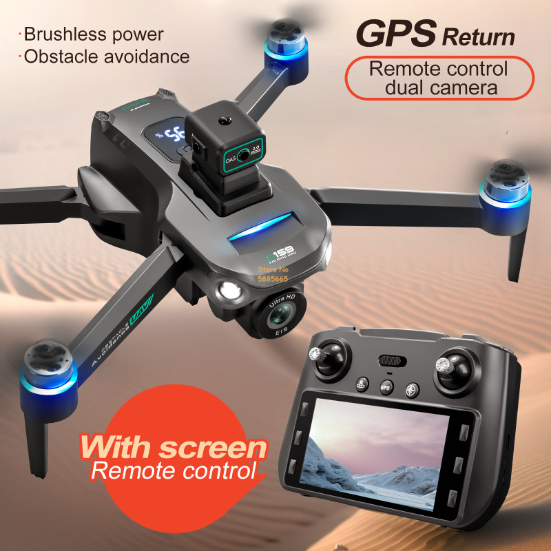 Drone Gimbal Brushless - Drone Quadcopter kendali jarak jauh, Drone
