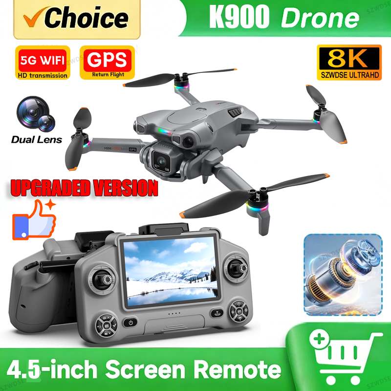 Drone Gimbal Brushless - Drone GPS K900 MAX Baru dengan