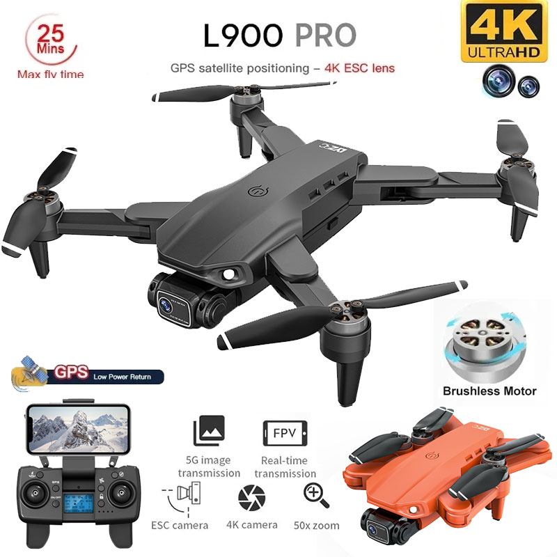 L900 Pro Drone mainan kamera g - Drone Gimbal Brushless ulasan dan harga