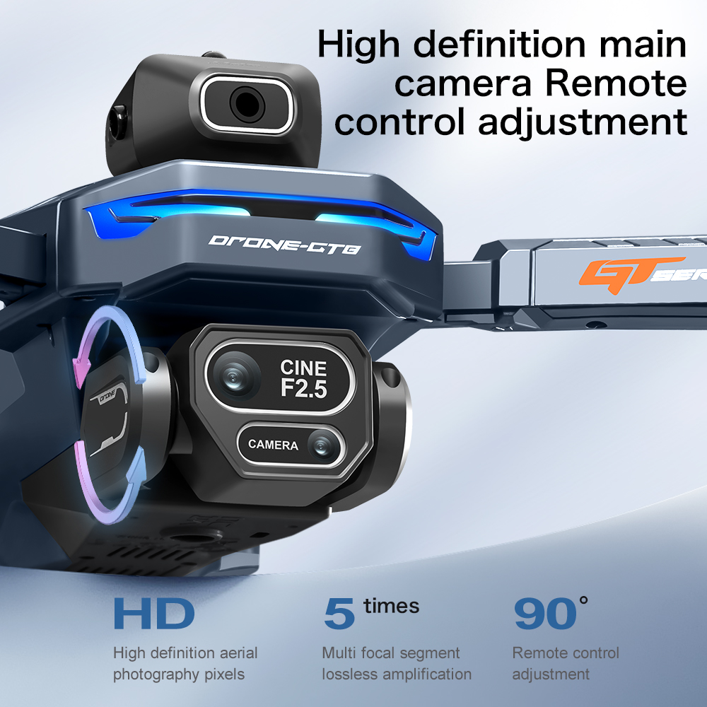 Drone RC GT8 HD BARU 4K Profes - Drone Gimbal Brushless ulasan dan harga