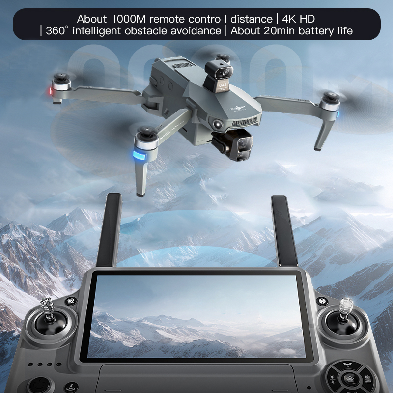 KF100 MAX Drone GPS Kamera 4K  - Drone Gimbal Brushless ulasan dan harga