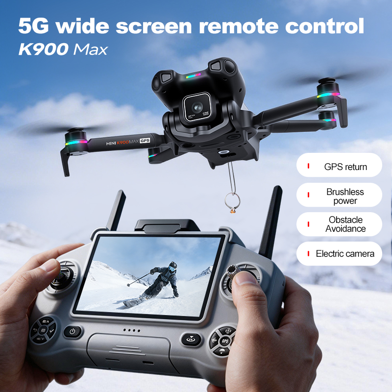 Drone GPS K900 MAX Baru dengan - Drone Gimbal Brushless ulasan dan harga