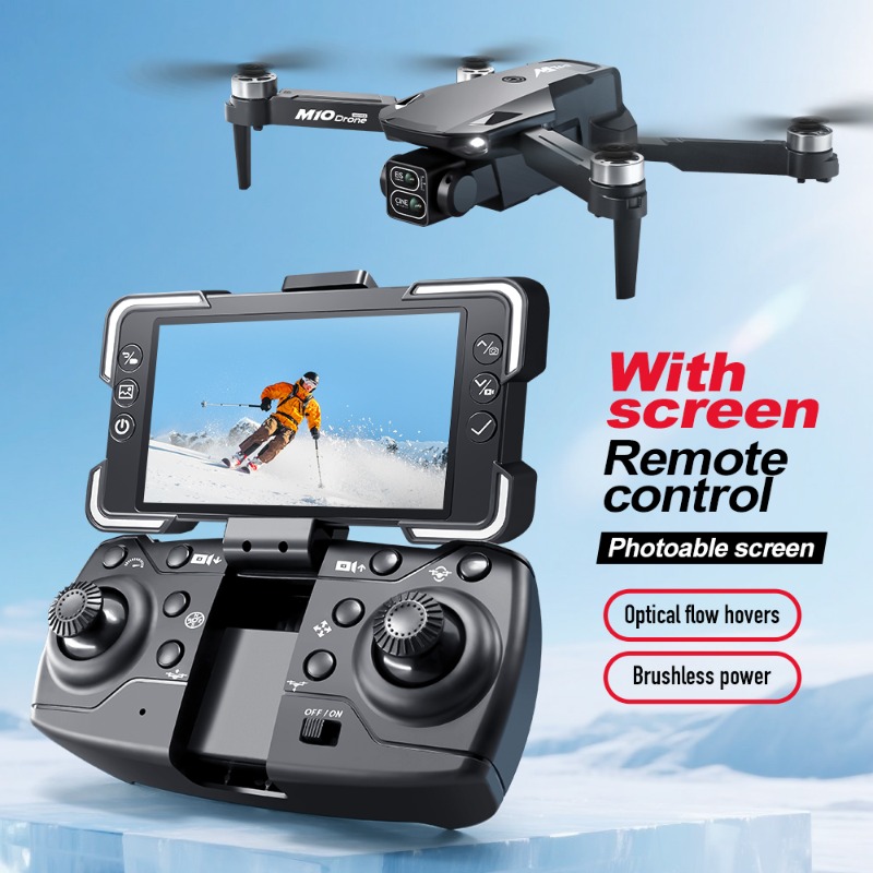 Drone Kamera M10 dengan Remote - Drone Gimbal 2 Axis ulasan dan harga