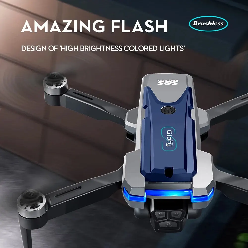 S8S Drone lipat 5G Wifi 8K HD, - Drone Gimbal Brushless ulasan dan harga